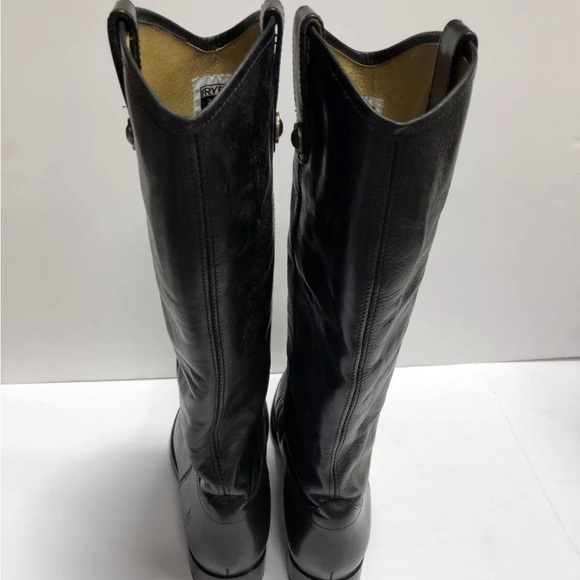 Frye Women’s Melissa Button, Black Leather Boots, Size 8.5M - Picture 4 of 6